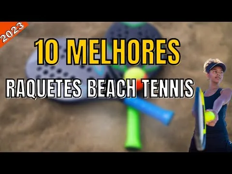 Raquete de beach tennis em close, destacando o design moderno, materiais de alta qualidade e detalhes técnicos voltados para desempenho e durabilidade.